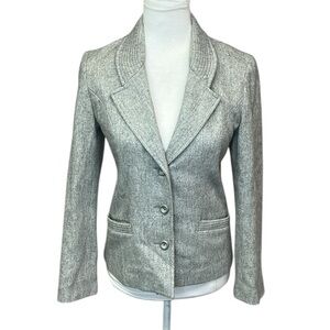 Panther Gray Wool Blazer Gray